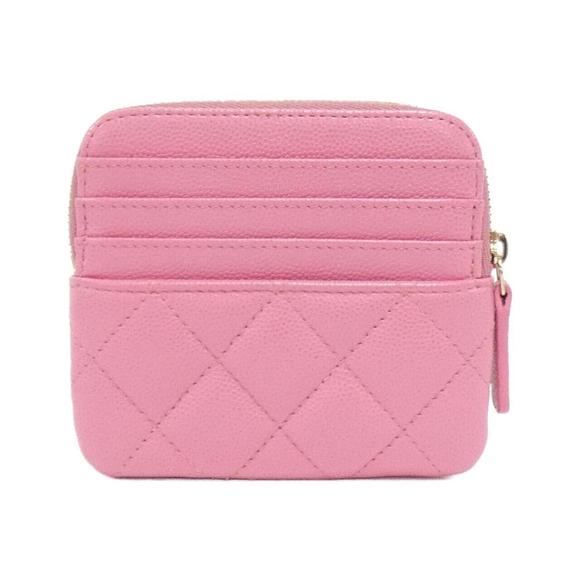 CHANEL Pink Grained Calfskin Coin Purse AP2061 Rank A - Picture 2 of 6